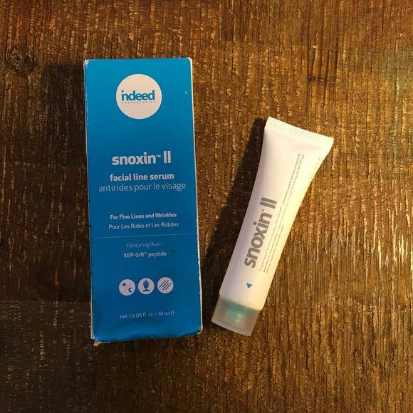 Indeed Laboratories Snoxin II Facial Line Serum Biomimetic Peptide 1.0 oz NEW - Picture 2 of 4